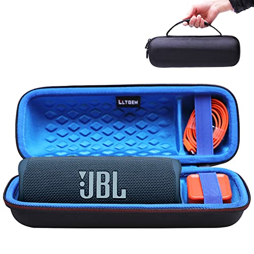 LTGEM EVA Hard Carrying Case for JBL FLIP 6 FLIP 5 Waterproof Portable Bluetooth Speaker - Blue