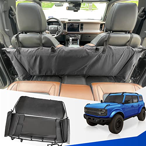 BEEGROW Soft Top Window Storage Bag for Ford Bronco Accessories 2021 2022 2023 4-Door Prevent Scratching and Bending