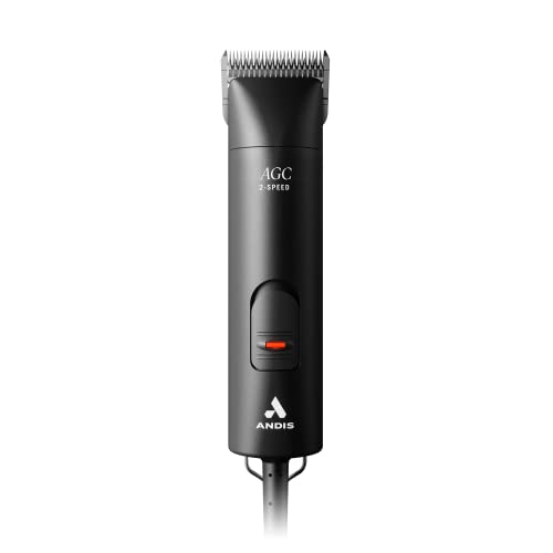 Andis 24675 ProClip 2-Speed Detachable Blade Clipper  Runs Cool & Quiet, Designed with Two-Speed Rotary Motor & Shatter-Proof Housing - For All Coats & Breeds - 120 Volts, Black