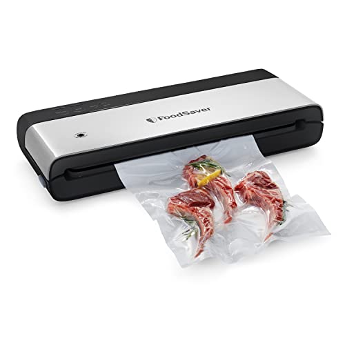 FoodSaver VS0150 PowerVac Compact Vacuum Sealing Machine, Vertical Vacuum Sealer Storage, Black