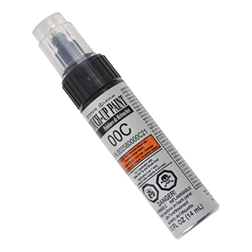 Touch-Up Paint Pen Brush Clear Top Coat 00C Code Compatible with Toyota Lexus Scion