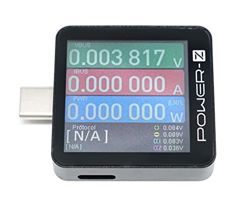 ChargerLAB Power-Z KM003C Portable USB-C Fast Charging Tester PD3.1 QC5.0 Digital Voltmeter & Ammeter Power Bank Tester