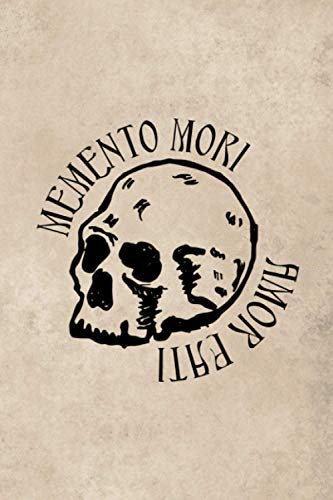 Stoic Journal: Memento Mori Amor Fati Skull Design Ruled Notebook for Your Daily Reflections and Meditations