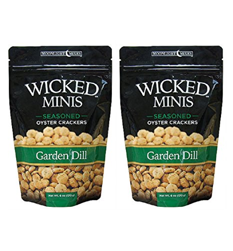 Wicked Mix Premium Seaoned Flavor Garden Dill Soup and Oyster Crackers,2-Pack Of 6 Ounce Bag (Garden Dill, 2-Pack)