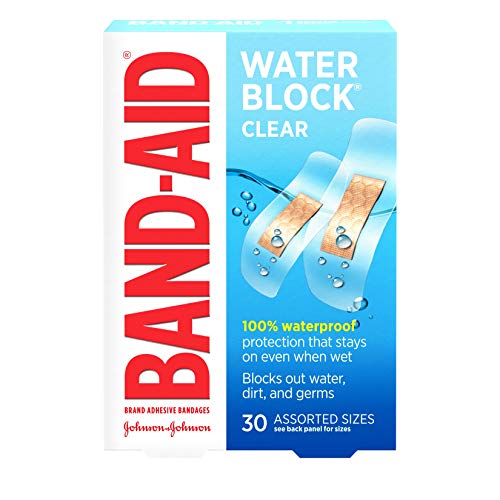 B-A Water Block Plus Size 30s Band-Aid Water Block Plus Transparent Adhesive Bandages