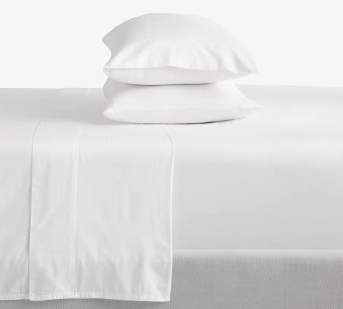 Kotton Culture 1000 Thread Count Twin Sheets Cotton 4 Piece 100% Egyptian Cotton Premium Soft Crisp Cooling Cotton Luxury Hotel Sheets Thick with Deep Pocket Snug Fits Smooth Sateen Weave (White)