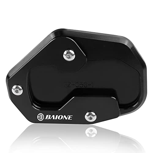 BAIONE Kickstand Extension Pad Compatible with Harley Pan America 1250 1250S RA 1250 2021 2022 Motorcycle Side Stand Foot Enlarger Plate Extender