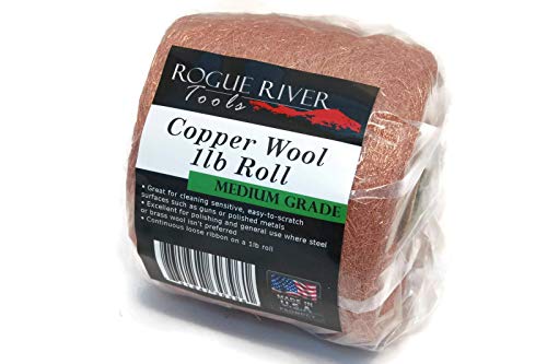 Copper Wool 1lb Roll (Medium) - Rogue River Tools