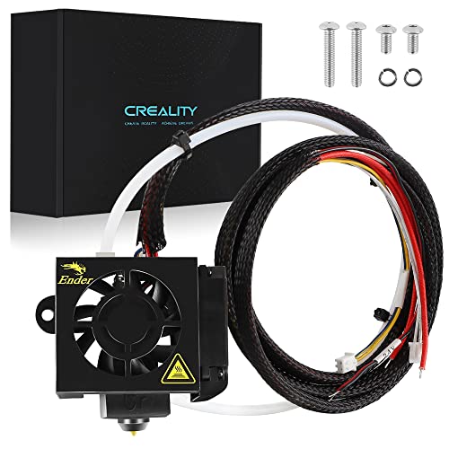 Official Creality Original Ender 3 Full Assembled Hotend Set, Replacement Full Assemble Hotend Kit with Mental Shell and Dual Fan for Ender 3 / Ender 3S/ Ender 3 Pro