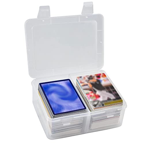 FULLCASE Card Case Holder Compatible with Baseball Football Sports Cards Game, Trading Card Storage Also for PM TCG/for MTG/for C.A.H/for Topps Display Collector Organizer(Box Only)