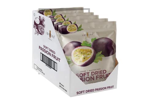 Amphora Conventional Soft Dried Passion Fruit 3.5 oz (100gr) per pouch (Case of 6 pouches)