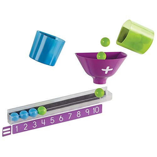 Learning Resources Magnetic Addition Machine, Math Games, Classroom Supplies, Homeschool Supplies, 26 Pieces, Ages 4+