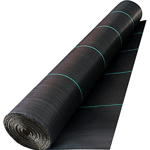 Happybuy Driveway Fabric, 13x60 ft Commercial Grade Driveway Fabric, 600 Pounds Grab Tensile Strength Geotextile Fabric Driveway, Underlayment Fabric Landscape Fabric Stabilization Underlayment