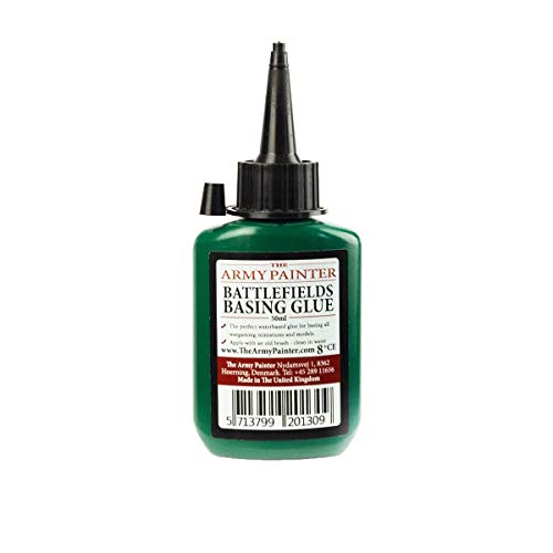 The Army Painter Battlefields Basing Glue - Water-Based Glue for Miniature Basing and Wargame Terrains, 50 ml