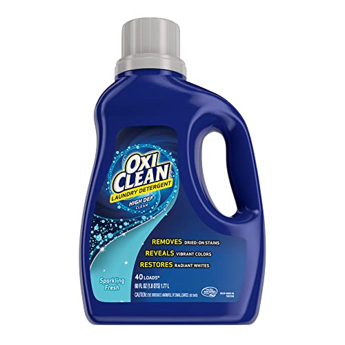 OxiClean High Def Sparkling Fresh Liquid Laundry Detergent, 60 oz.