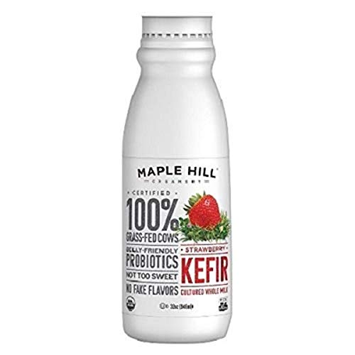 Maple Hill Creamery Kefir, Strawberry, 32 Ounce (Pack of 6)