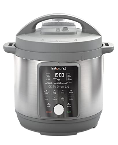 Instant Pot Duo Plus, 8-Quart Whisper Quiet 9-in-1 Electric Pressure Cooker, Slow Cooker, Rice Cooker, Steamer, Saut, Yogurt Maker, Warmer & Sterilizer, App With Over 800 Recipes, Stainless Steel