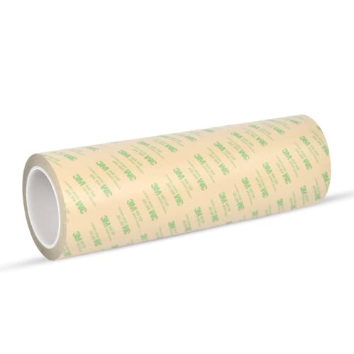 YMKJ 468MP Adhesive Transfer Tape, Double Sided Tape, 12" Width x 20yd Length (1 roll)