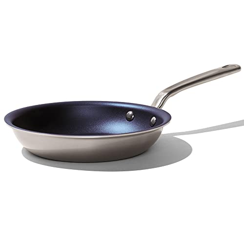 Made In Cookware - 8" Non Stick Frying Pan (Harbour Blue) - Made Without PFOA - 5 Ply Stainless Clad Nonstick - Professional Cookware Italy - Induction Compatible