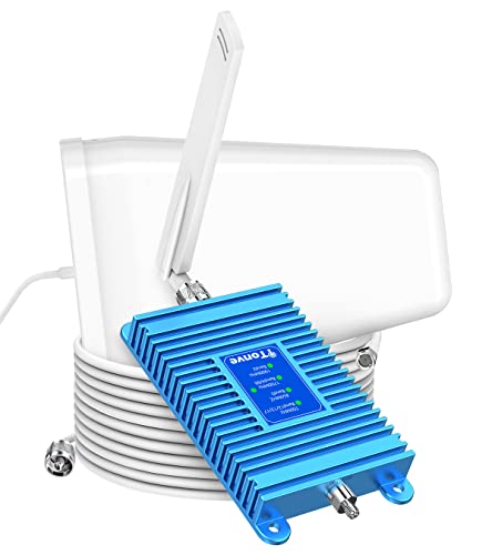 Cell Phone Signal Booster for Home - Up to 3,000 sq ft, Cell Phoen Booster kit, Cellular Repeater Amplifier Boost 5G 4G LTE 3G Data Signal for Verizon, AT&T, Sprint and All US Carriers | FCC Approved