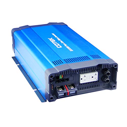 Cotek SD3500 GFCI Pure Sine Wave Inverter with Dual GFCI 120VAC 12VDC 3500W (SD3500-112 GFCI)