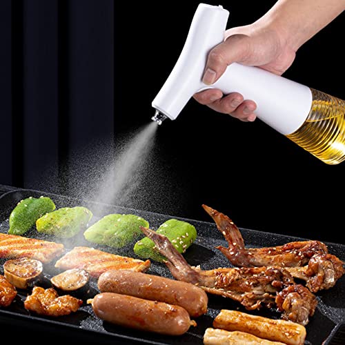 Buildec Electric Oil Sprayer for Cooking, 240ml Electric Oil Dispenser Automatic Cooking Oil Spray Bottle, Oliver Oil Vinegar Soy Sauce Dispenser for Cooking Baking Roasting Frying