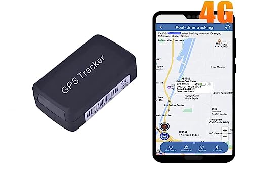 4G GPS Tracker for Vehicles - Real Time Location Monitor, Anti-Theft/Tamper Alerts, Long Standby Time, Magnetic Mount, Free Tracking Platform - Ideal for Cars, Motorcycles, Boats.