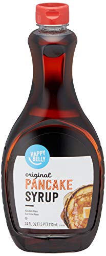 Amazon Brand - Happy Belly Pancake Syrup, Original Flavor, 24 Fl Oz