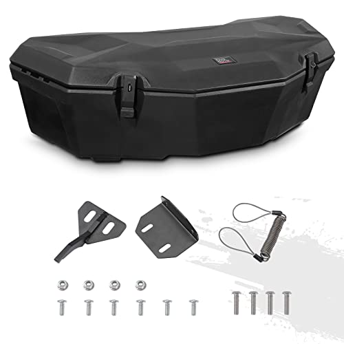 Kemimoto X3 Cargo Box Compatible with Can Am Maverick X3, X3 Rear Storage Box Trunk Rack Box Compatible with Outlander(Except 6x6) Commander Renegade, X3 Accessories,Mounting bracket Replace 715004778