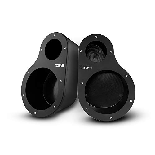 DS18 Hydro EN6P High Density Abs Universal Speaker Pods, 2-Way Pod 1 X 6.5 and 1 x 1.5 Tweeters - for All Elements Cars, Trucks, ATVs, UVTs (1 Set Left & Right - NO Speakers)