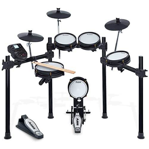 Alesis Drums Surge Mesh SE Kit - Electric Drum Set with USB MIDI Connectivity, Quiet Mesh Heads, Drum Module, Solid Rack, 40 Kits and 385 Sounds