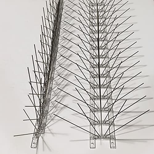 Flock Free Heavy-Duty Adjustable Bird Spikes 100 ft, One Size Fits it All, Professional-Grade