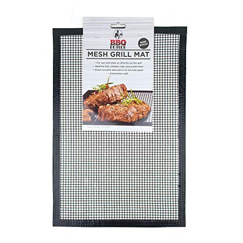 BBQ Butler Non-Stick BBQ Mesh Grill Mat- Perfect For Smokers - Traeger, Green Egg, Kamodo Compatible