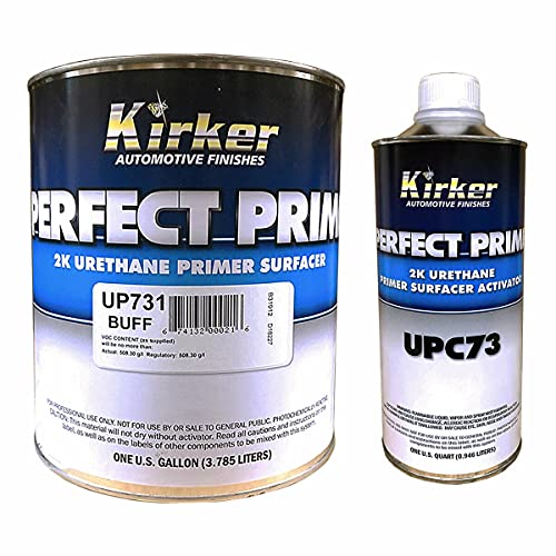 Kirker Perfect Prime 2K Primer with Catalyst - 2 Component Urethane Primer (Buff - UP731, 1 Gallon)