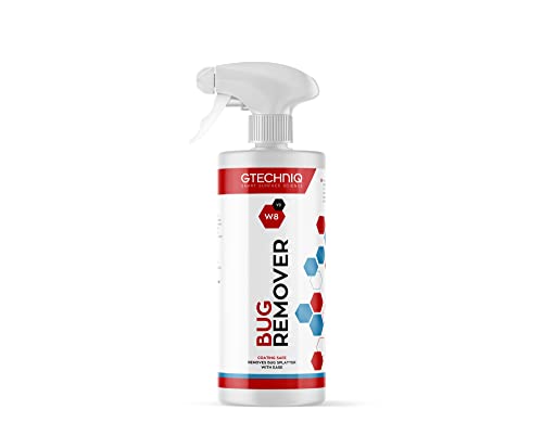 Gtechniq - W8 Bug (Splatter) Remover - Easily and Safely Remove Bug Splatter Without Aggressive Ingredients, Safe on Existing Coatings, Neutral Formula (500 milliliters)