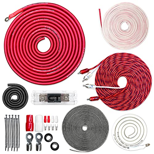 CT Sounds 4 Gauge CCA Complete Amp Wiring Install Kit, AMPKIT-4GA-PRO