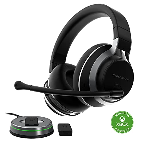 Turtle Beach Stealth Pro Multiplatform Wireless Noise-Cancelling Gaming Headset for Xbox Series X|S, Xbox One, PS5, PS4, PC, Mac, Switch, & Mobile  50mm Speakers, Bluetooth, Dual Batteries  Black