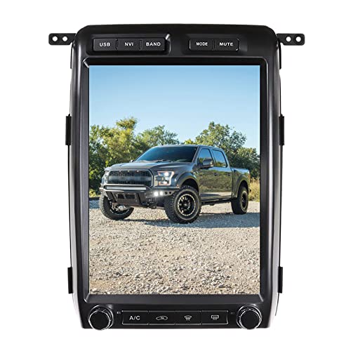 ZWNAV 13 inch Tesla Style Touch Screen Android Radio for Ford F-150 F150 2009-2014 Car Stereo Replace GPS Navigation Upgrade Head Unit Video Multimedia Player Wireless Carplay