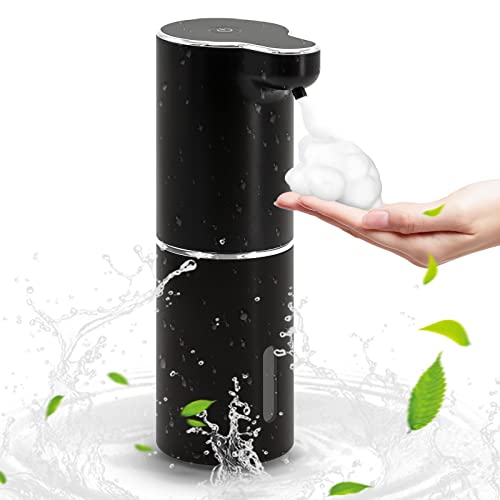 Automatic Hand Soap Dispenser, 300ml Touchless Rechargeable Foaming Soap Dispenser, 3-Level Adjustable Foam Volume,Wall Mounted Waterproof Hand soap Dispenser for Home Bathroom, Kitchen,