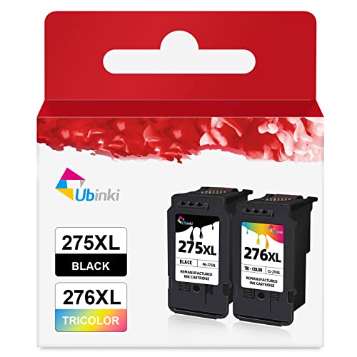 275XL 276XL Ink Cartridge for Canon Ink 275 and 276 Printer Ink PG-275 CL-276 XL Combo Pack to Canon PIXMA TS3522 TR4720 TS3520 TS3500 TR4700 TS3500 Series Printers(1 Black, 1 Color, 2-Pack)