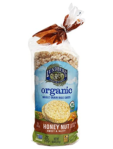 Lundberg Family Farms, Rice Cake Honey Nut Organic, 9.6 Ounce