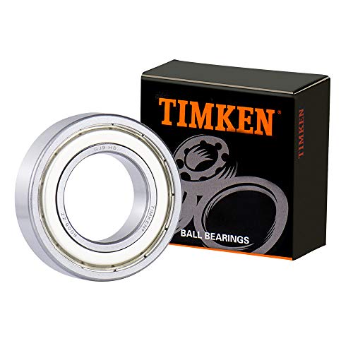 2PACK TIMKEN 6005-ZZ Double Metal Seal Bearings 25x47x12mm, Pre-Lubricated and Stable Performance and Cost Effective