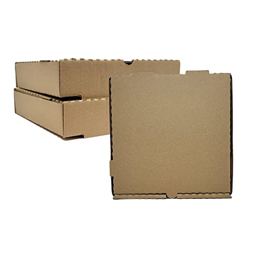 DHG PROFESSIONAL 50 Pack Corrugated Pizza Box - Kraft Cardboard (14" x 14")