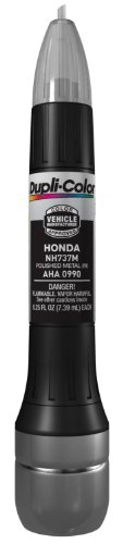 Dupli-Color AHA0990 Metallic Polished Metal Honda Exact-Match Scratch Fix All-in-1 Touch-Up Paint - 0.5 oz (0.25 oz. paint color and 0.25 oz. of clear)