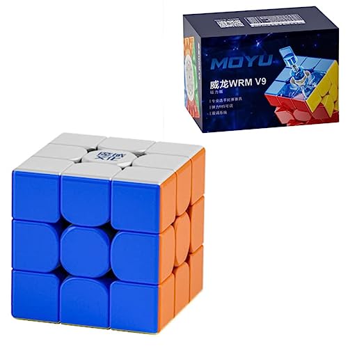 CuberShop Moyu WRM V9 2023 3x3 Magnetic Speed Cube, moyu WeiLong WR M V9 Magnetic Professional Flagship 3x3 Stickerless, WRM 2023 Magnetic (WeiLong WRMV9 Magnetic Version)