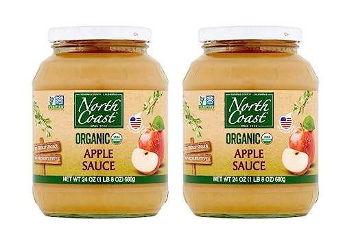 North Coast Organic Apple Sauce 24 oz (Pack of 2)