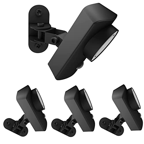 Pack of 4 Teccle Upgrade Metal Wall Mount Compatible with Simplisafe Camera, Easy to Mount on Wall or Ceiling