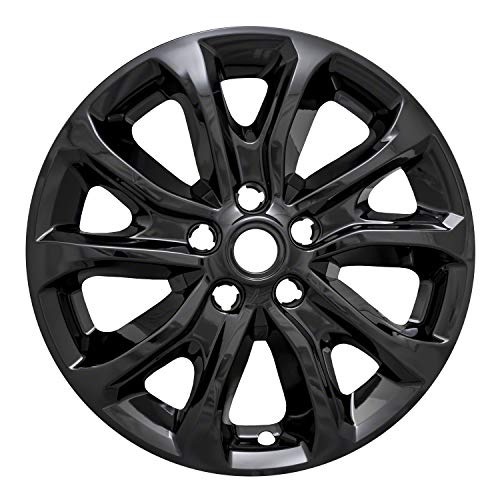 Coast to Coast Int Imposter IMP409BLK Gloss Black Wheel Skin Cover Hubcap Compatible with 2018-2022 Chevy Equinox - Full Set of 4