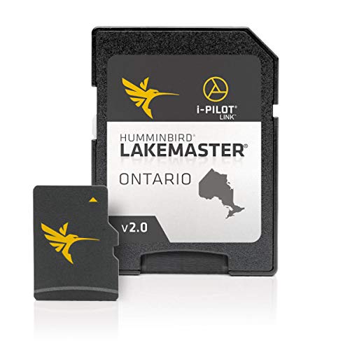 Humminbird 600053-2 LakeMaster Ontario V2 (Includes Woods/Rainy) Digital GPS Maps Micro Card