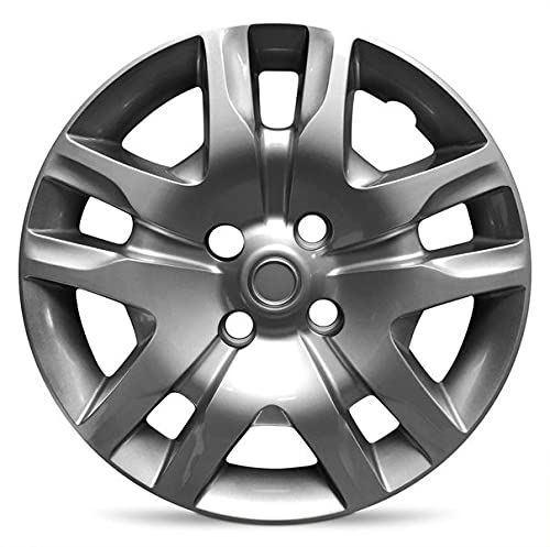 16 inch Hubcap for 2010-2012 Nissan Sentra Wheel Cover 16 in Hub Cap Silver - Set of 4 Pcs